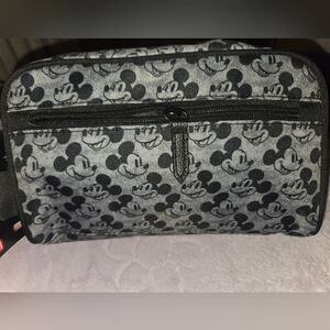 Disney Mickey Mouse Gray and Black Toiletry Bag